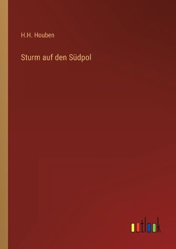 Cover image for Sturm auf den Suedpol