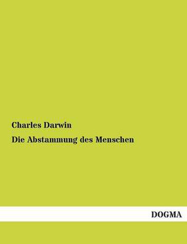 Cover image for Die Abstammung des Menschen