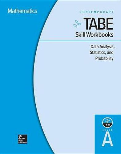 Cover image for Tabe Skill Workbooks Level A: Data Analysis, Statistics, and Probability - 10 Pack