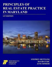 Cover image for Principles of Real Estate Practice in Maryland: 1st Edition