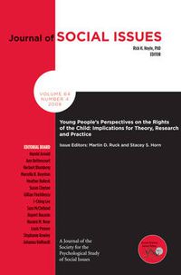 Cover image for Young People's Perspectives on the Rights of the Child: Implications for Theory, Research and Practice