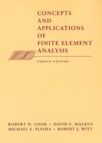 Cover image for Concepts and Applications of Finite Element Analysis