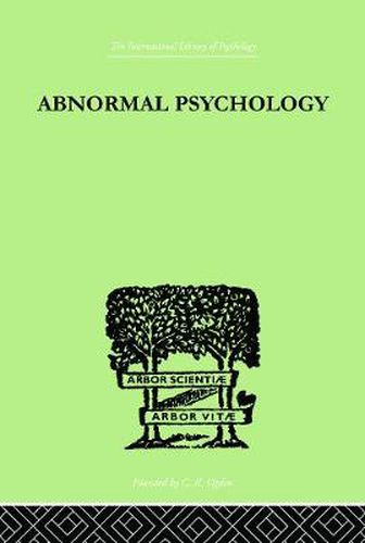 Cover image for Abnormal Psychology