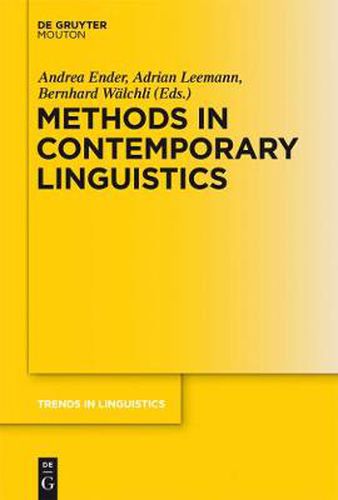 Cover image for Methods in Contemporary Linguistics