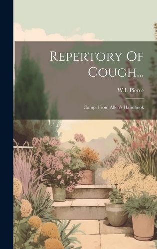 Cover image for Repertory Of Cough...