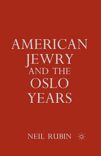 Cover image for American Jewry and the Oslo Years