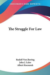 Cover image for The Struggle for Law