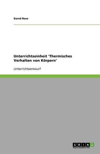 Cover image for Unterrichtseinheit 'Thermisches Verhalten von Koerpern