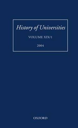 Cover image for History of Universities