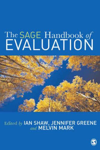 Cover image for The Sage Handbook of Evaluation: Policies, Programs and Practices