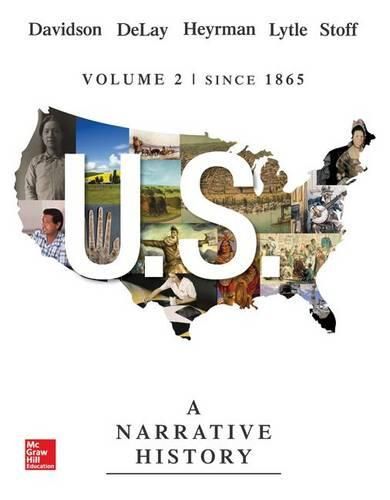 Cover image for Us: A Narrative History Volume 2 W/ Connect Plus 1t AC