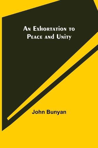 Cover image for An Exhortation to Peace and Unity
