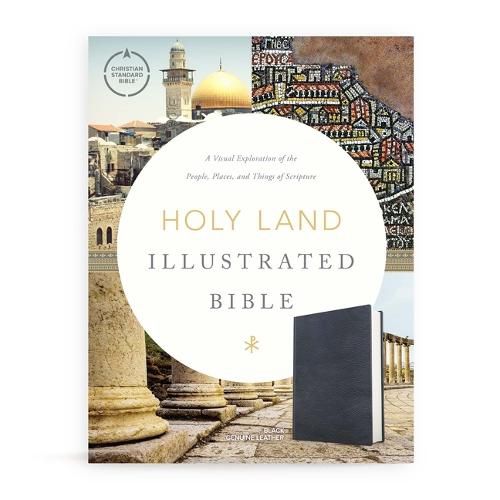 Cover image for CSB Holy Land Illustrated Bible, Premium Black Leather