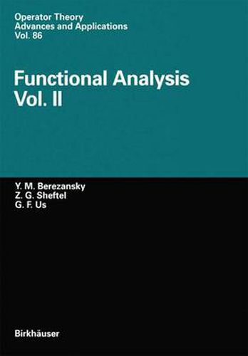 Cover image for Functional Analysis: Vol.II