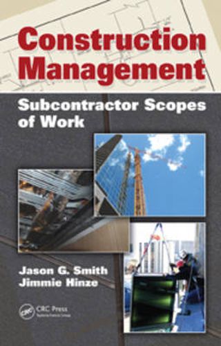 Cover image for Construction Management: Subcontractor Scopes of Work