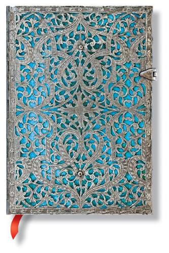 Cover image for Maya Blue Midi Lined Notebook