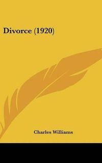 Cover image for Divorce (1920)