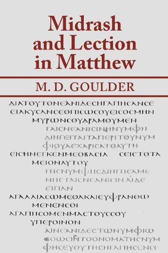 Cover image for Midrash and Lection in Matthew