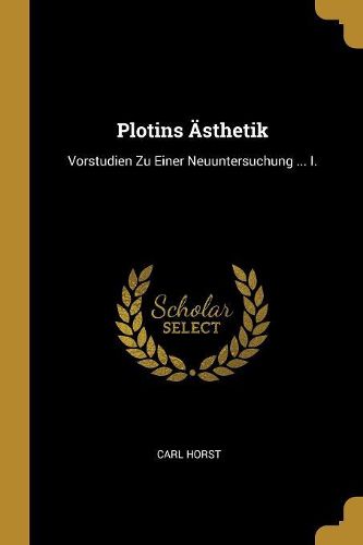 Cover image for Plotins AEsthetik