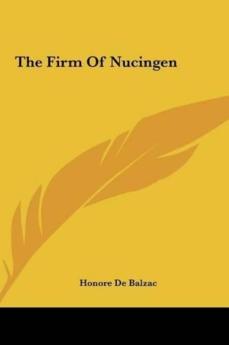 Cover image for The Firm of Nucingen