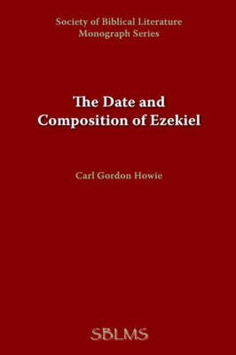 Cover image for The Date and Composition of Ezekiel