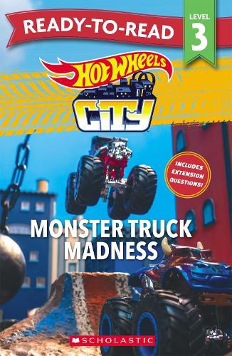 Cover image for Hot Wheels City: Monster Truck Madness - Ready-to-Read Level 3 (Mattel)