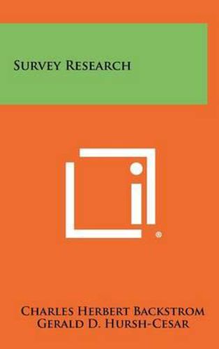 Cover image for Survey Research