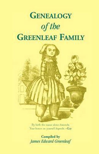 Cover image for Genealogy of the Greenleaf Family