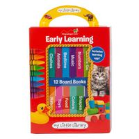 Cover image for My Little Library: Early Learning - First Words (12 Board Books)