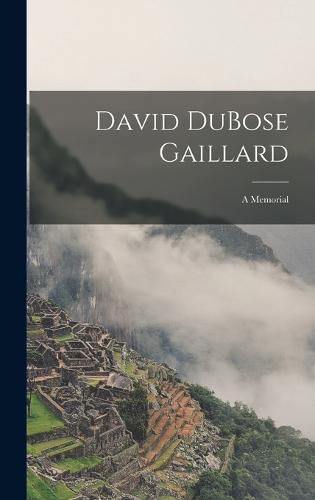 Cover image for David DuBose Gaillard