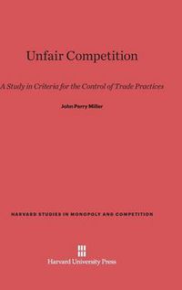 Cover image for Unfair Competition