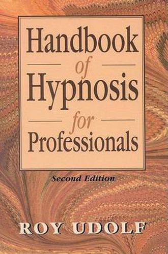 Cover image for Handbook of Hypnosis for Professionals