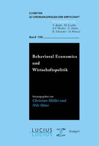 Cover image for Behavioral Economics Und Wirtschaftspolitik