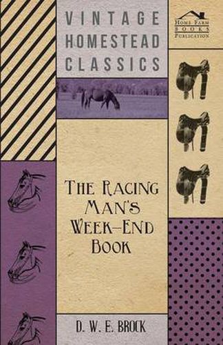 Cover image for The Racing Man's Week-End Book