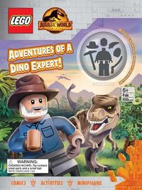 Cover image for Lego Jurassic World Dominion: Adventures of a Dino Expert!