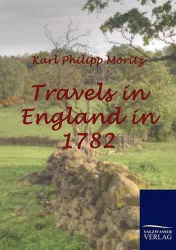 Cover image for Travels in England in 1782