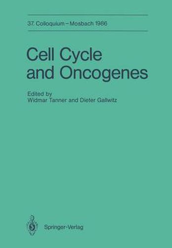Cover image for Cell Cycle and Oncogenes: 10.-12. April 1986