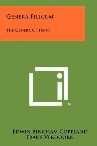Genera Filicum: The Genera of Ferns