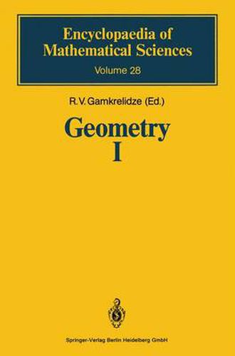 Cover image for Geometry I: Basic Ideas and Concepts of Differential Geometry