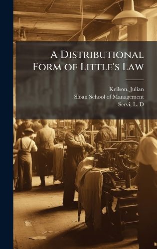 Cover image for A Distributional Form of Little's Law