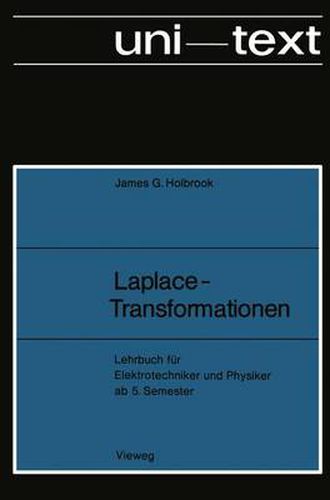 Cover image for Laplace-Transformationen: Lehrbuch Fur Elektrotechniker Und Physiker AB 5. Semester