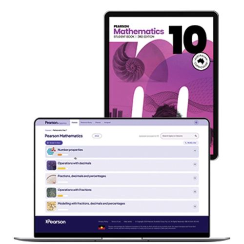 Cover image for Pearson Mathematics 10 eBook and Digital Hub