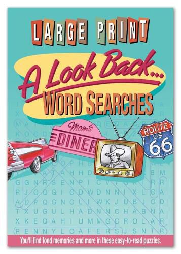 Cover image for Large Print a Look Back Word Searches