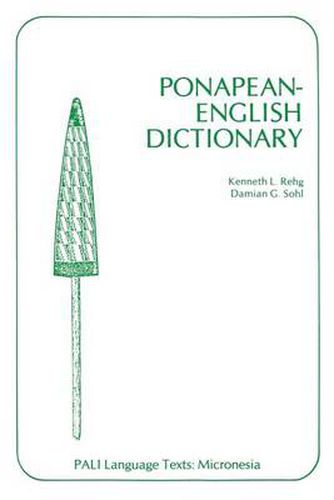 Cover image for Ponapean-English Dictionary