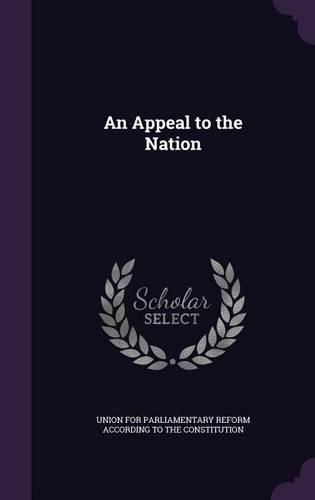 Cover image for An Appeal to the Nation