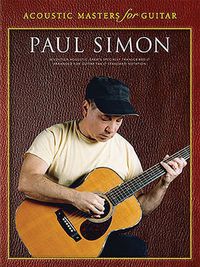 Cover image for Acoustic Masters for Guitar: Paul Simon