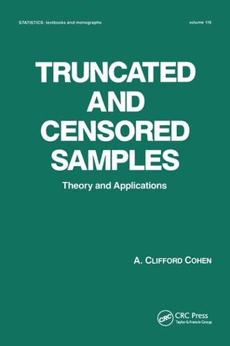 Cover image for Truncated and Censored Samples: Theory and Applications