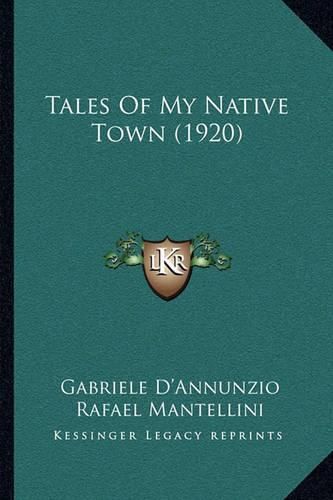 Cover image for Tales of My Native Town (1920)