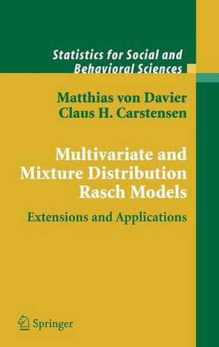 Cover image for Multivariate and Mixture Distribution Rasch Models: Extensions and Applications