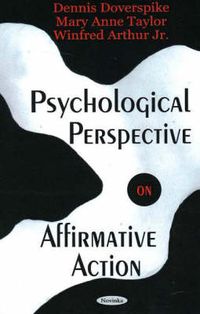 Cover image for Psychological Perspective on Affirmative Action